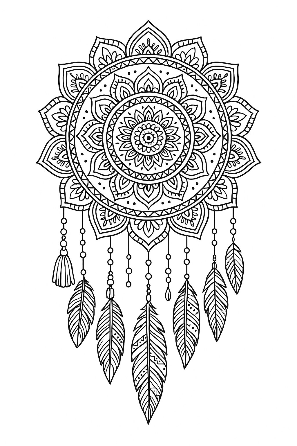 Mandala phong cách Boho