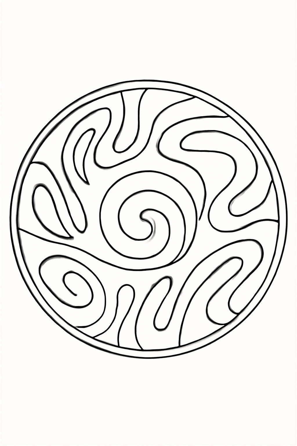 Mandala trừu tượng