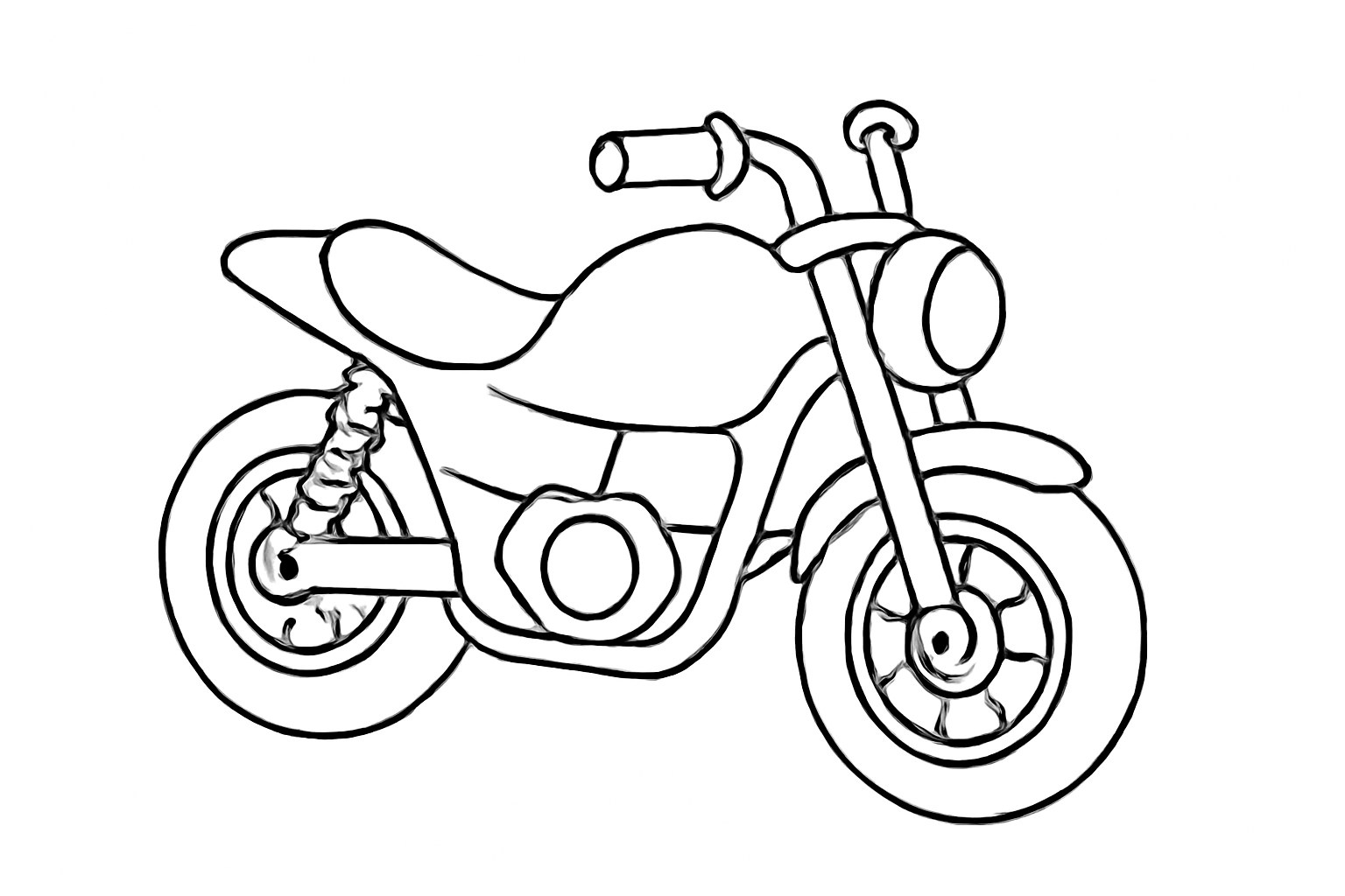 Xe mô tô tô màu cho bé sáng tạo và học vui 2025