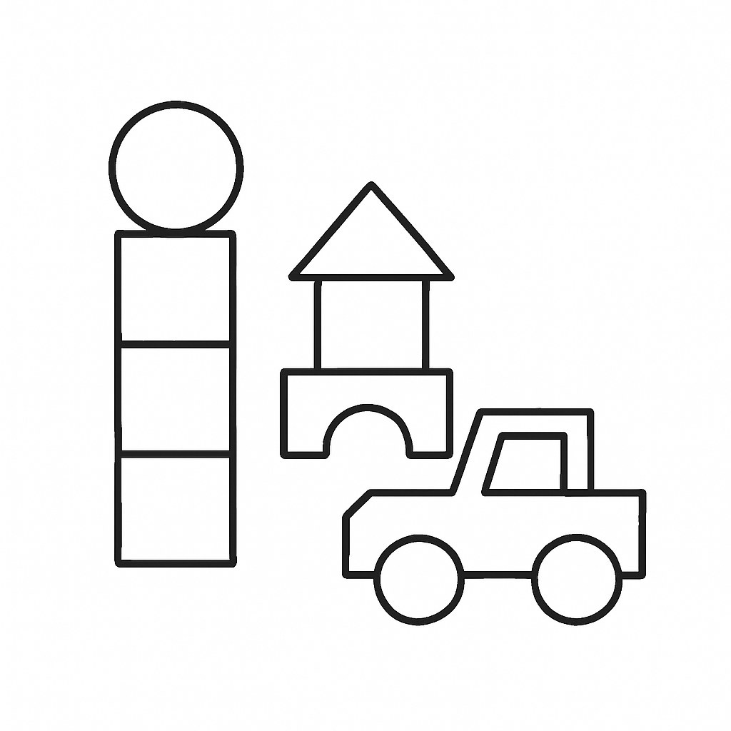 Tô màu hình tròn hình vuông cho bé sáng tạo 2025