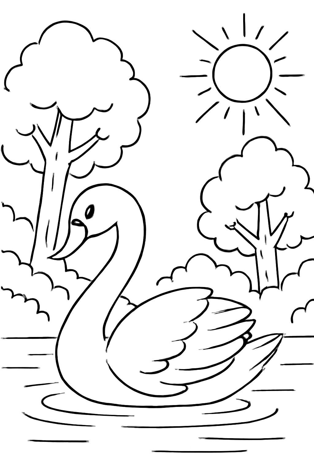 Thiên nga trong rừng