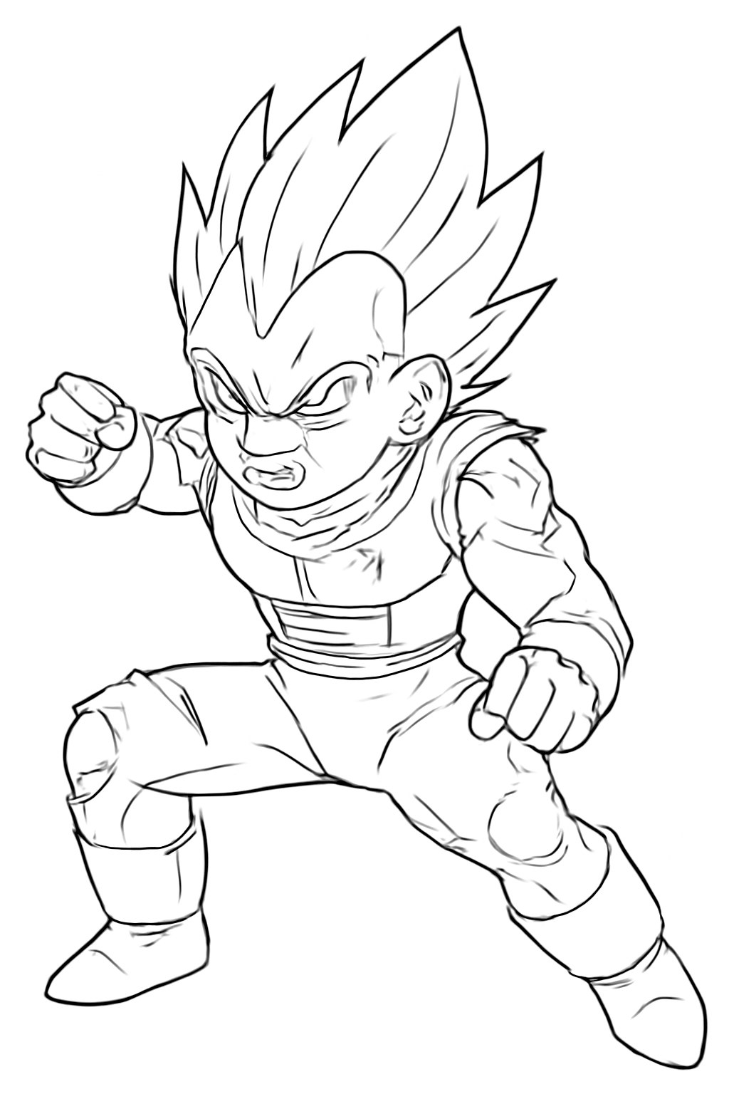 Vegeta chiến đấu