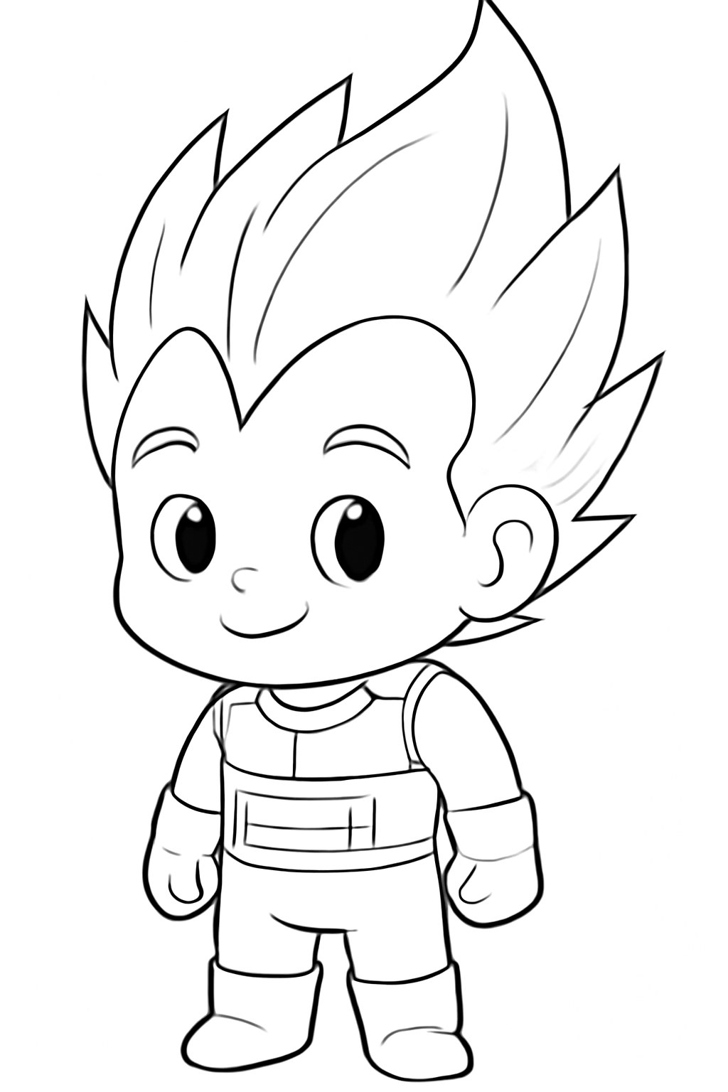Vegeta hoạt hình dễ thương