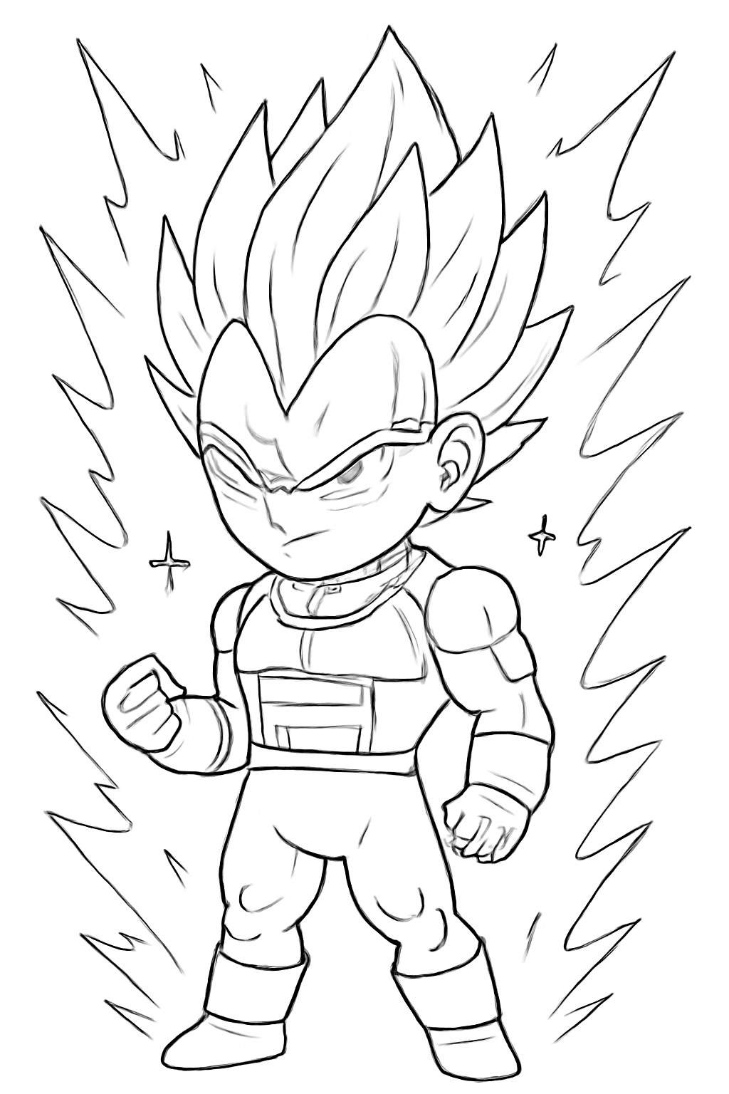 Vegeta Super Saiyan Blue