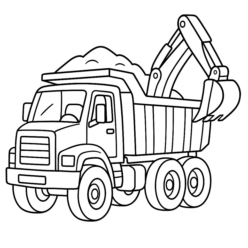 Xe tải công trường