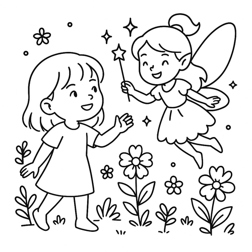 Bé Bún tô màu dễ thương cho bé sáng tạo 2025