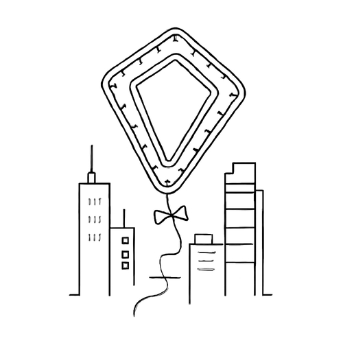 Tranh tô màu con diều cho bé đẹp nhất 2025