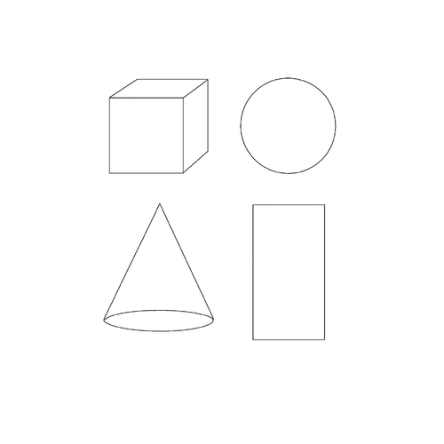 Tranh tô màu các hình khối cho bé đẹp nhất 2025