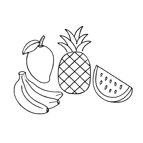 Tập tô màu hoa quả cho bé sáng tạo và học vui 2025