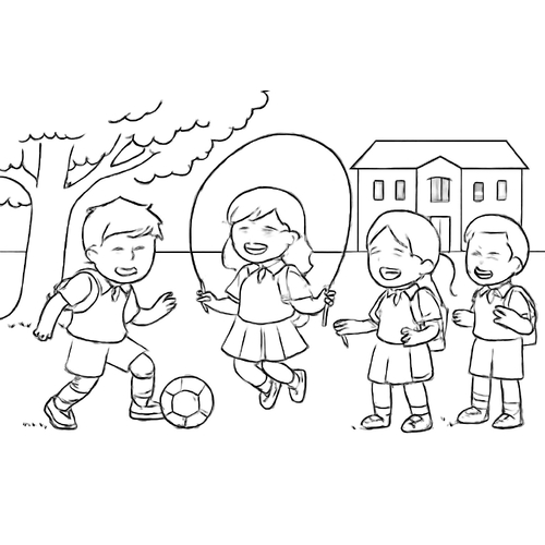 Tô màu học sinh cho bé sáng tạo vui học 2025