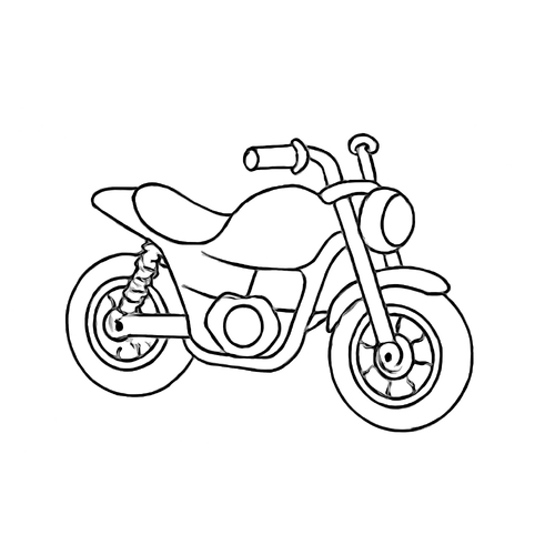 Xe mô tô tô màu cho bé sáng tạo và học vui 2025