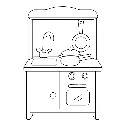 Tô màu nhà bếp cho bé sáng tạo đáng yêu 2025