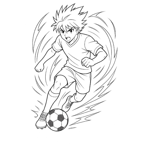 Tô màu cầu thủ bóng đá cho bé sáng tạo 2025