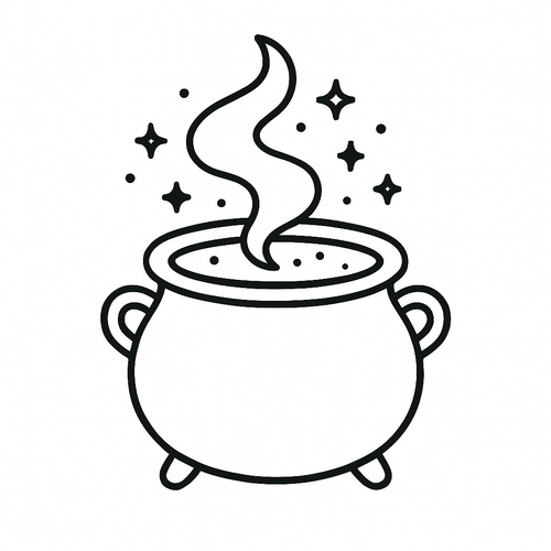 Tô màu cái nồi cho bé sáng tạo vui học 2025