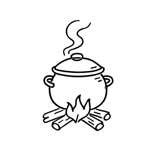 Tô màu cái nồi cho bé sáng tạo vui học 2025