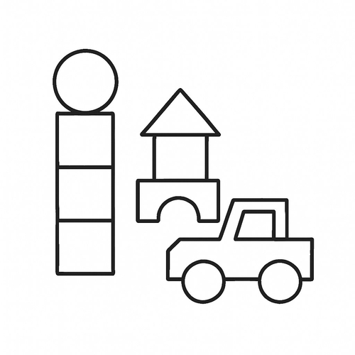 Tô màu hình tròn hình vuông cho bé sáng tạo 2025