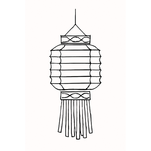 Tô màu lồng đèn Tết cho bé sáng tạo 2025