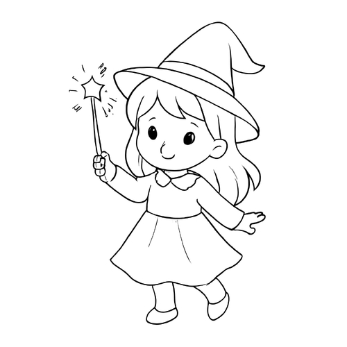 Tô màu phù thủy cho bé sáng tạo phép thuật 2025