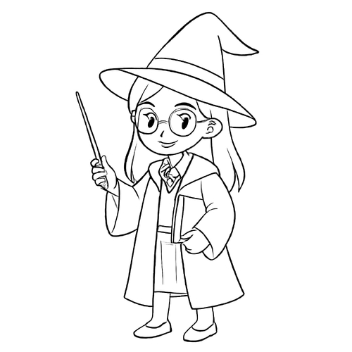Tô màu phù thủy cho bé sáng tạo phép thuật 2025