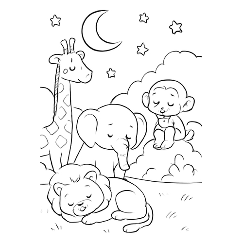 Tô màu sở thú cho bé khám phá thế giới động vật 2025