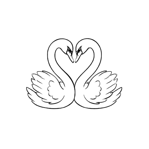 Tranh tô màu thiên nga cho bé đẹp nhất 2025