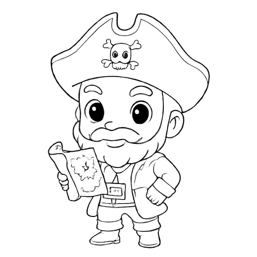 Tô màu vua hải tặc cho bé phiêu lưu sáng tạo 2025