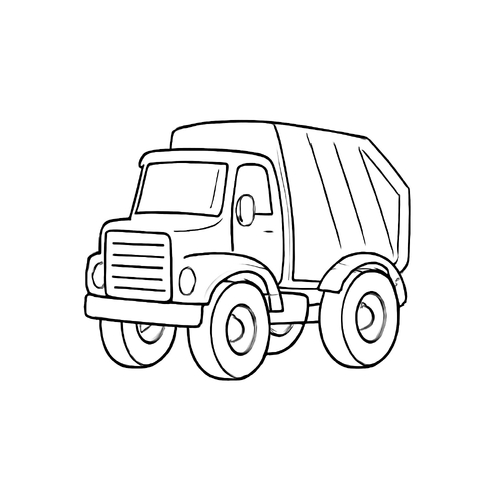 Tô màu xe rác cho bé sáng tạo và học ý nghĩa môi trường 2025