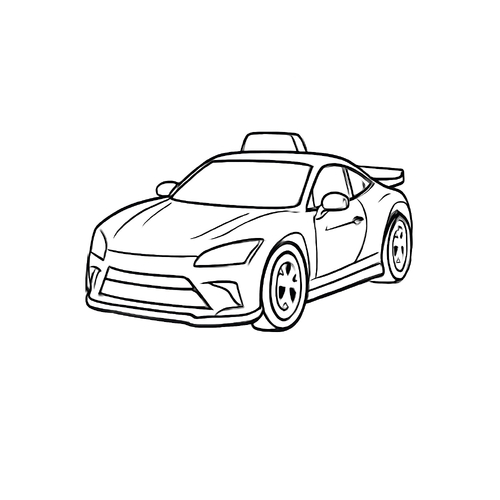 Tô màu xe taxi cho bé sáng tạo và học về giao thông 2025