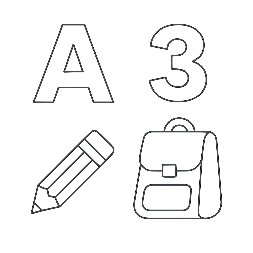 Các loại hình học cho bé tô màu sáng tạo 2025