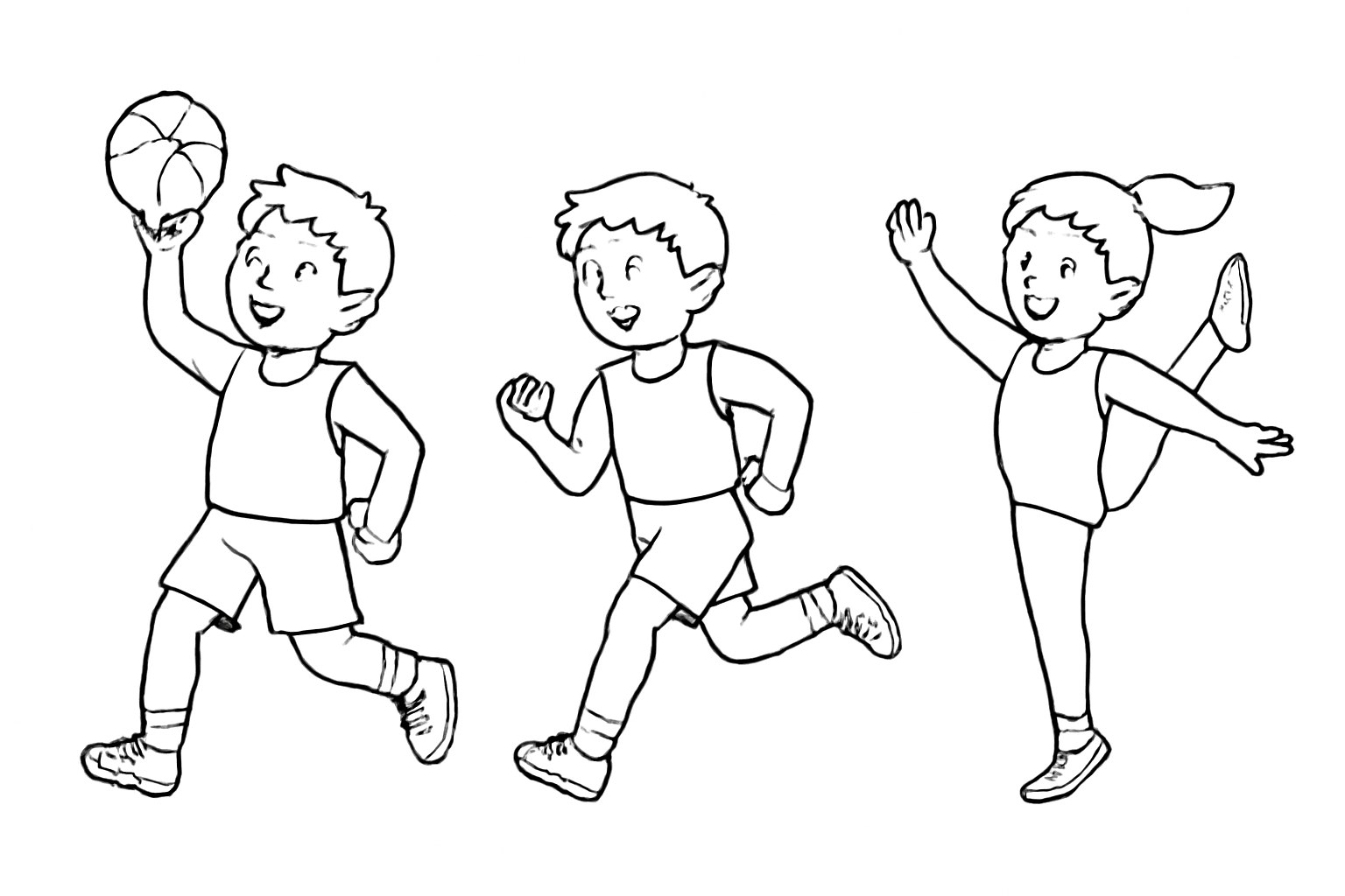 Học sinh tham gia thể thao