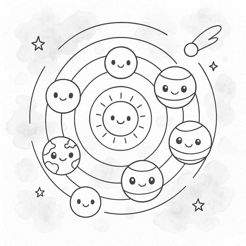 Phong cách màu nước nhẹ nhàng