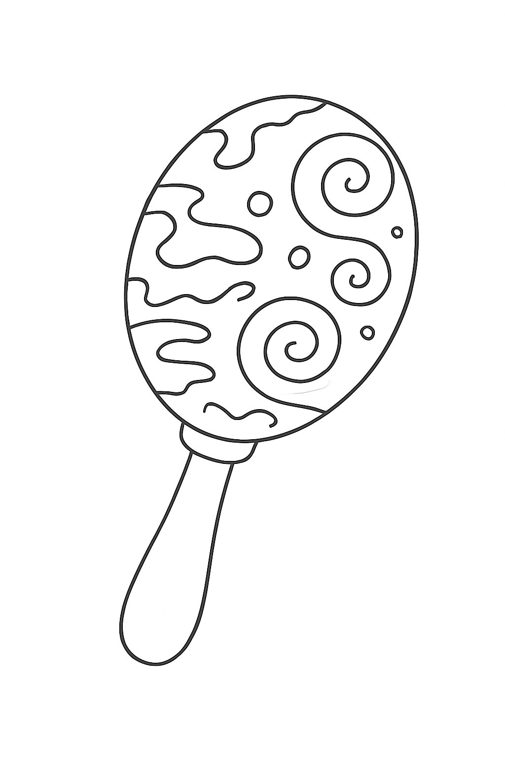 Tranh tô màu xắc xô cho bé sáng tạo vui nhộn 2025