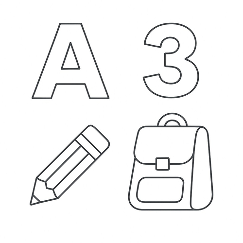 Các loại hình học cho bé tô màu sáng tạo 2025