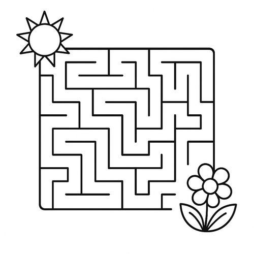 Tranh tô màu mê cung cho bé sáng tạo nhất 2025