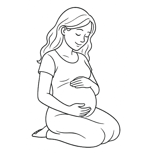 Tranh tô màu cho bà bầu thư giãn đẹp nhất 2025