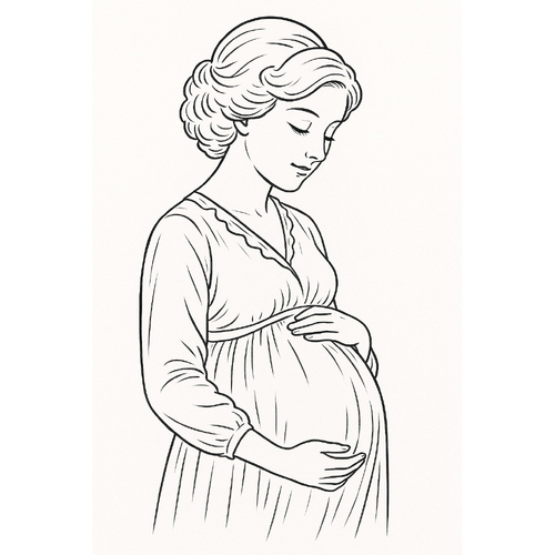 Tranh tô màu cho bà bầu thư giãn đẹp nhất 2025