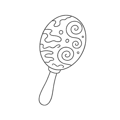 Tranh tô màu xắc xô cho bé sáng tạo vui nhộn 2025