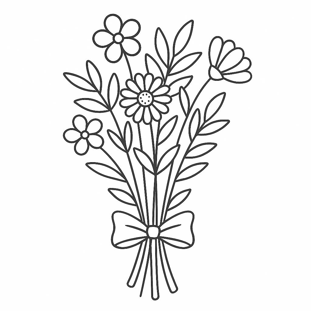 Bó hoa thiên nhiên