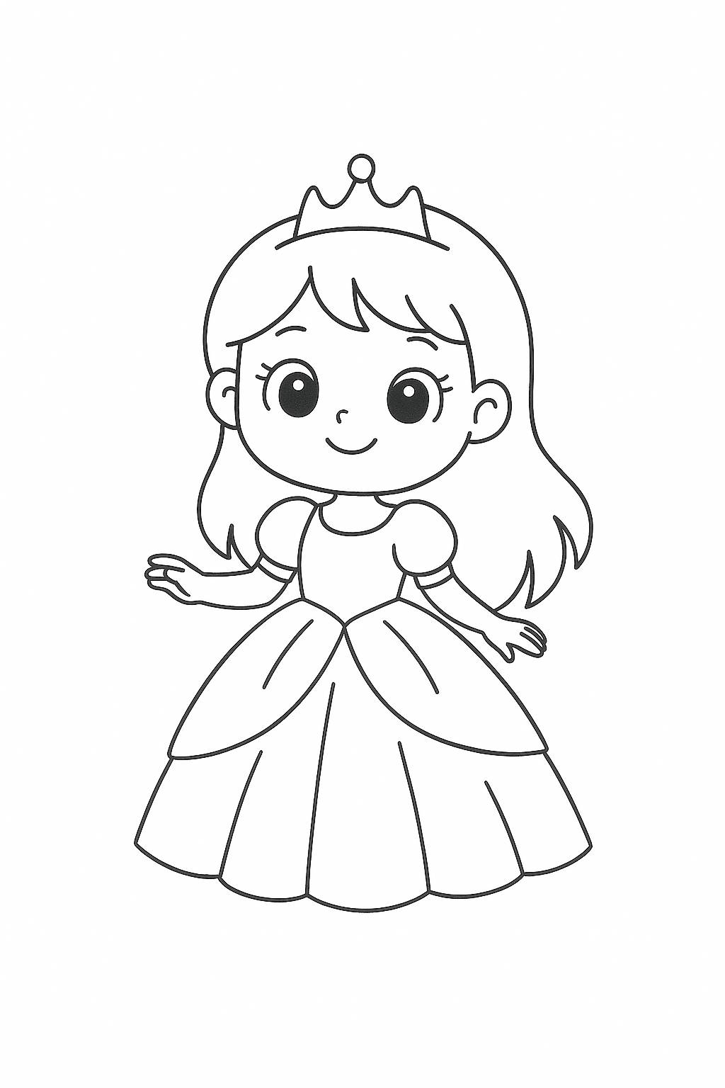 Công chúa hoạt hình dễ thương