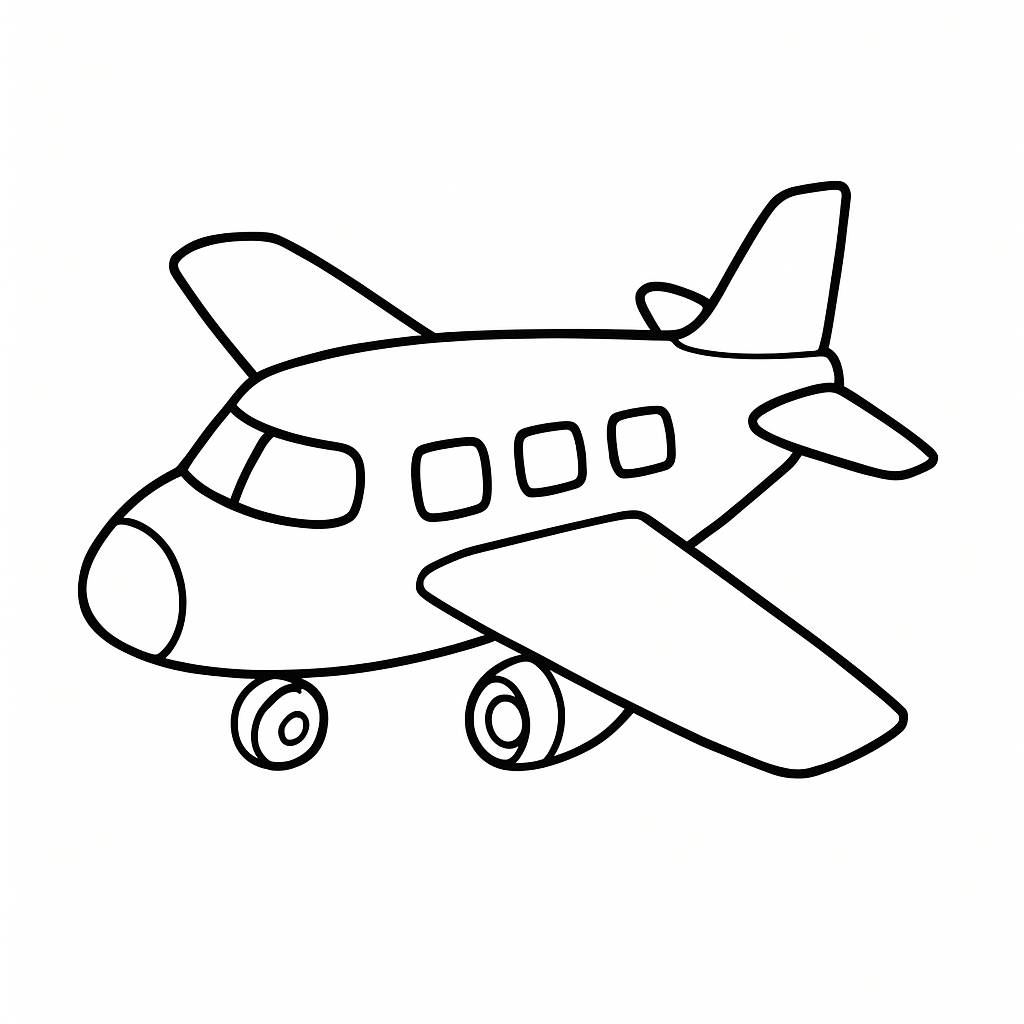 Đồ chơi máy bay tô màu