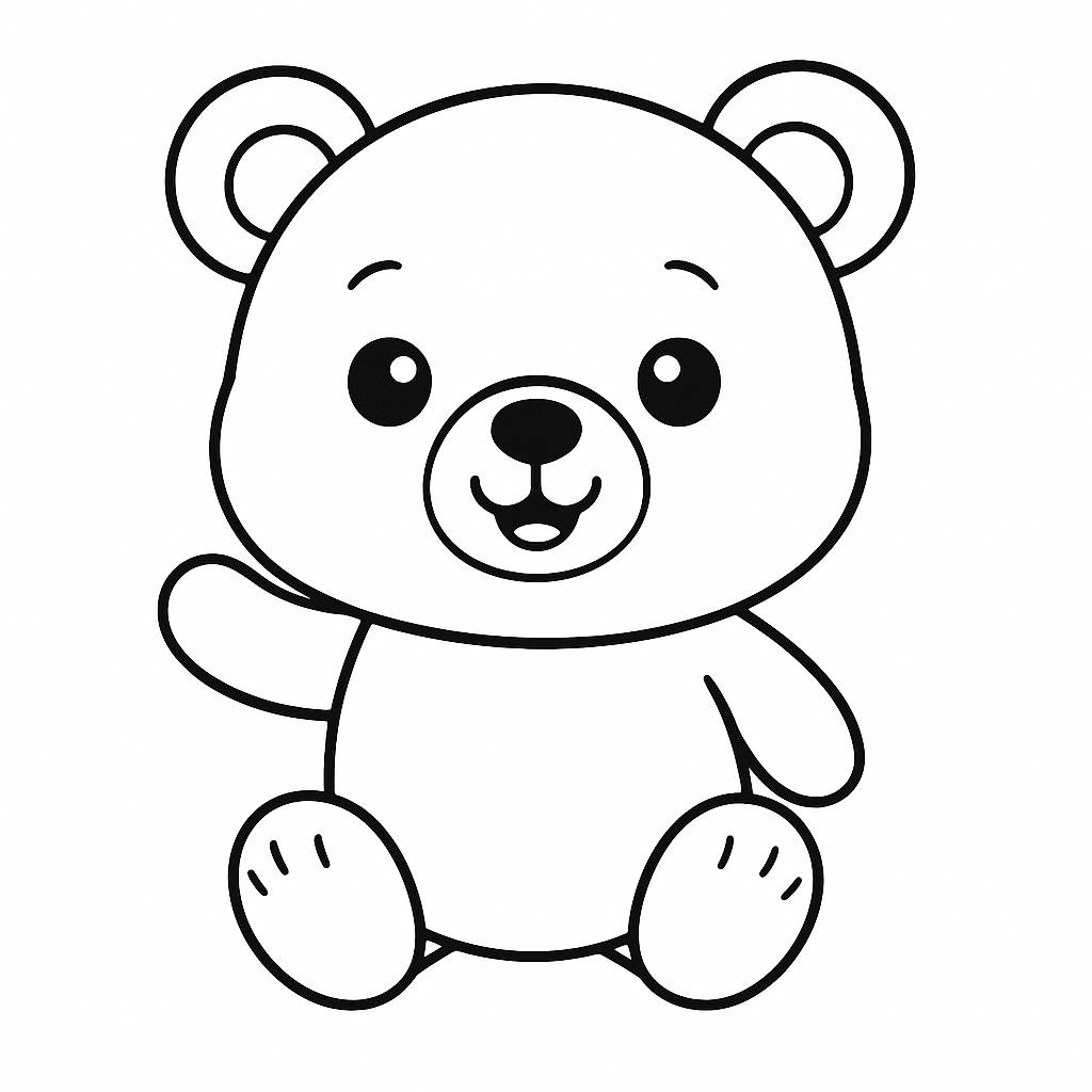 Gấu hoạt hình dễ thương