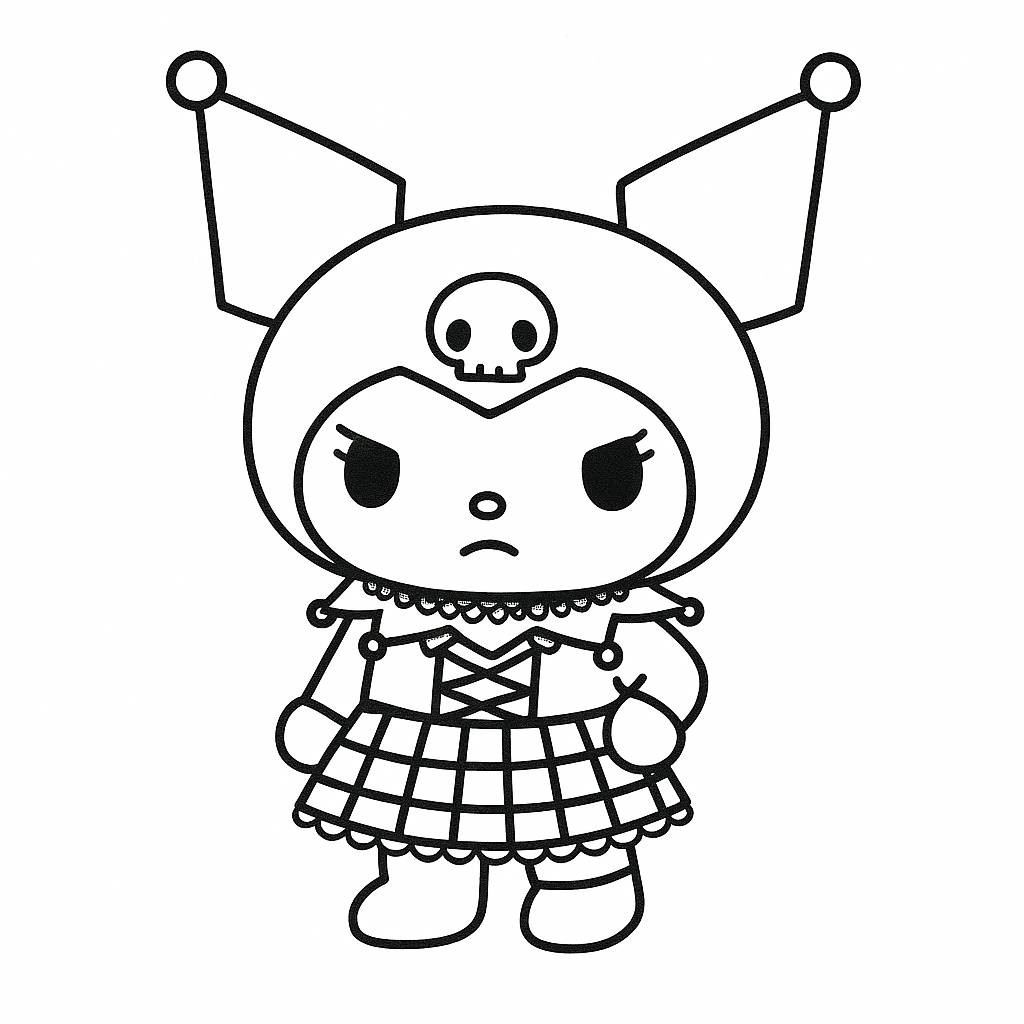 Kuromi phong cách gothic