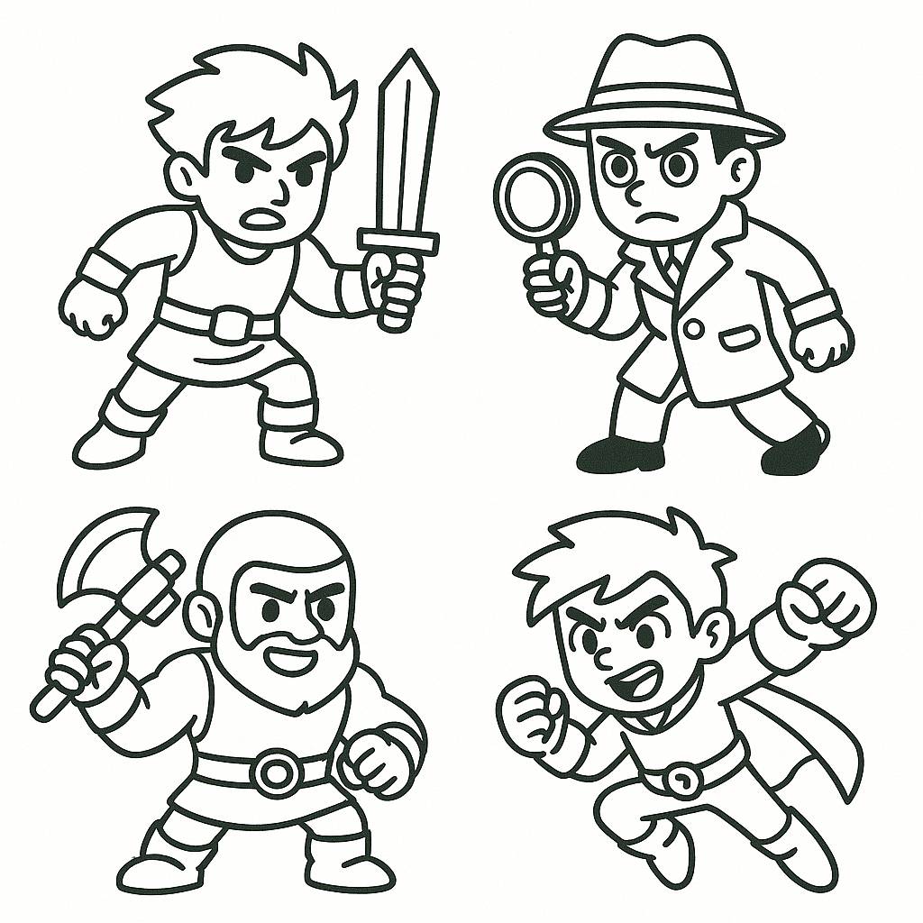 Nhân vật hoạt hình mạnh mẽ