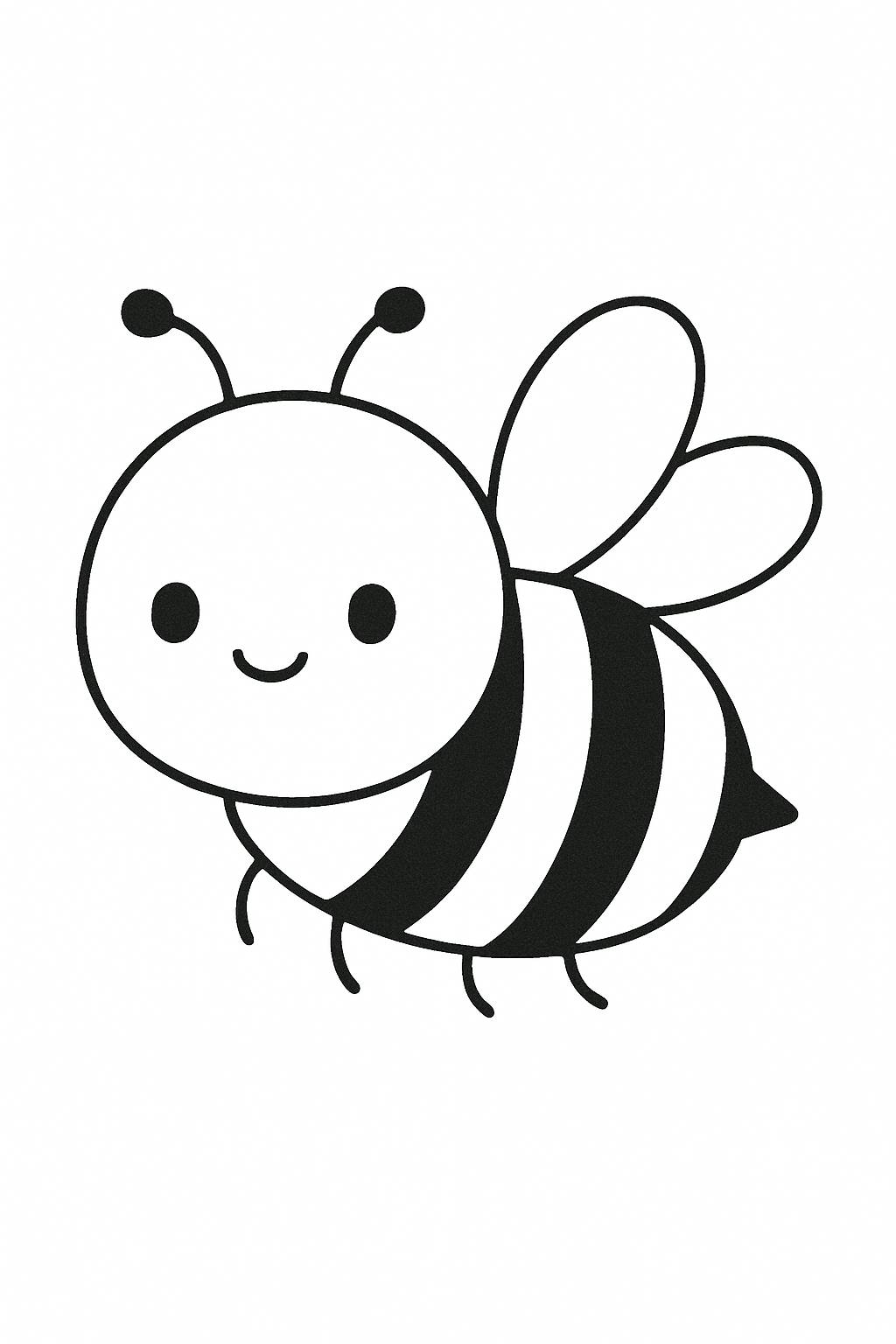 Ong đơn giản kiểu chibi