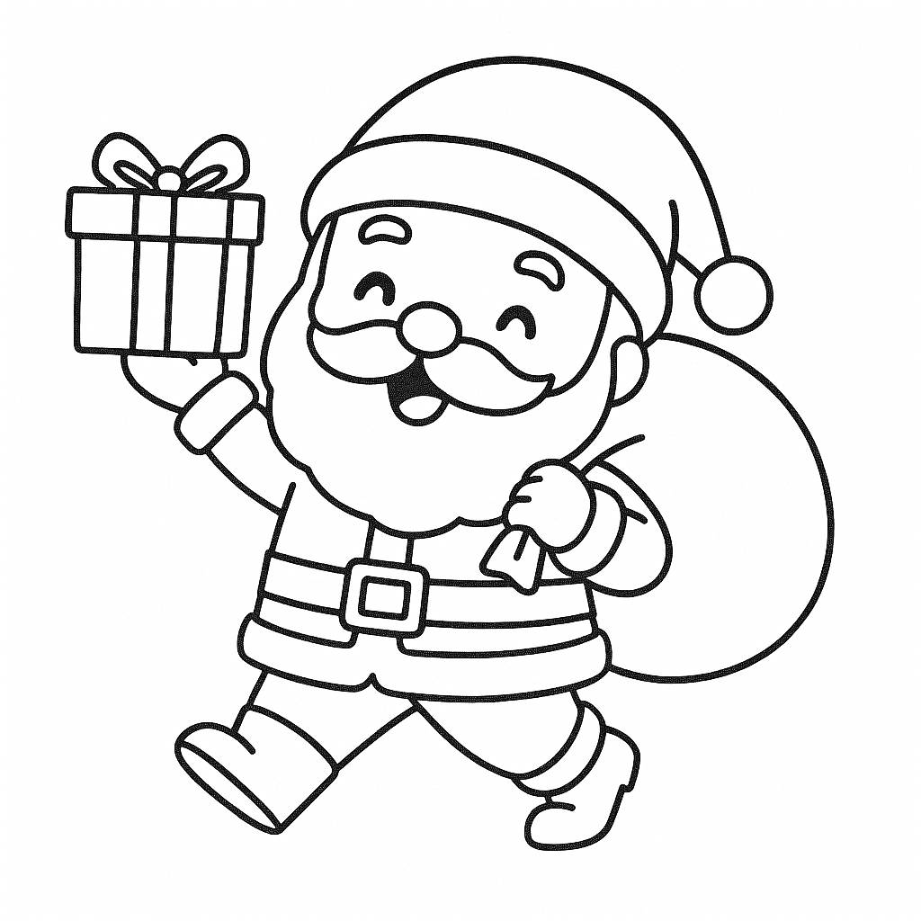 Ông già Noel với quà Giáng sinh