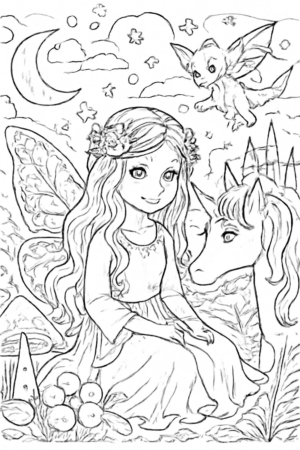 Tranh tô màu 8 3 cho bé – Hình tô màu PDF