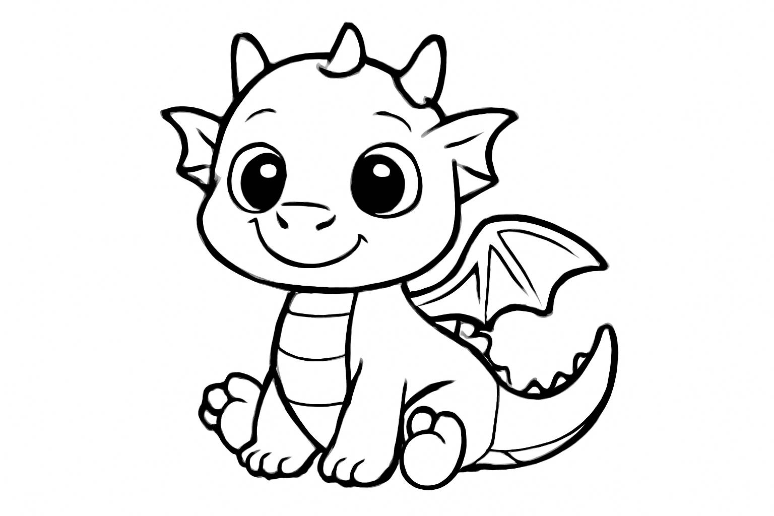 Rồng hoạt hình dễ thương