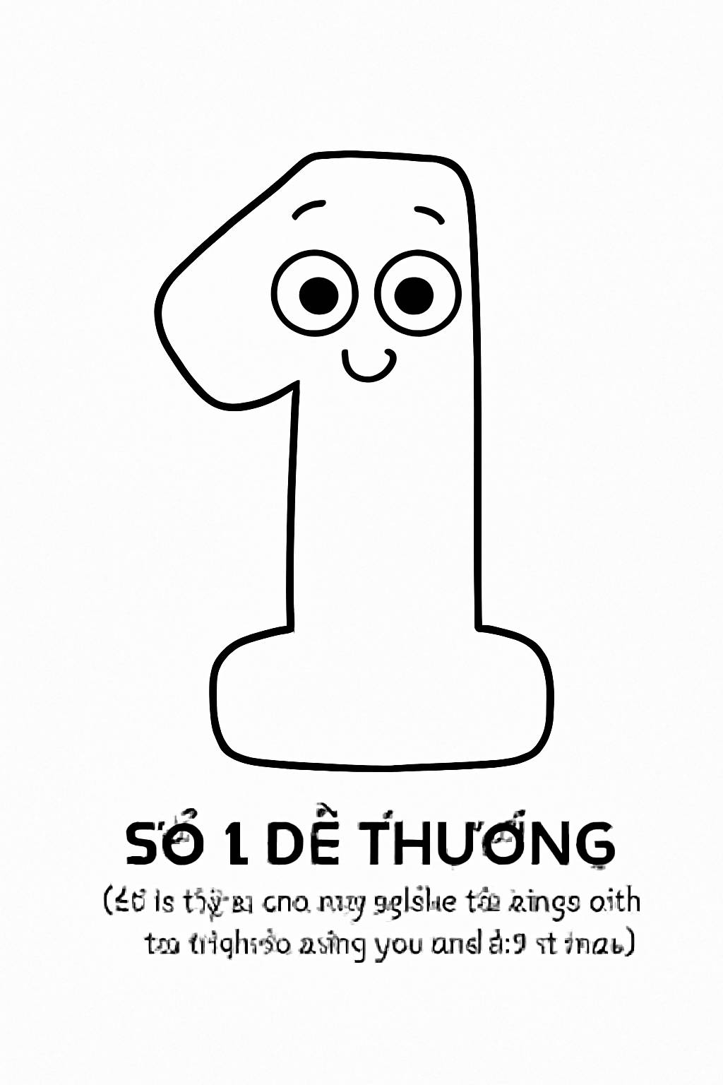 Số 1 dễ thương