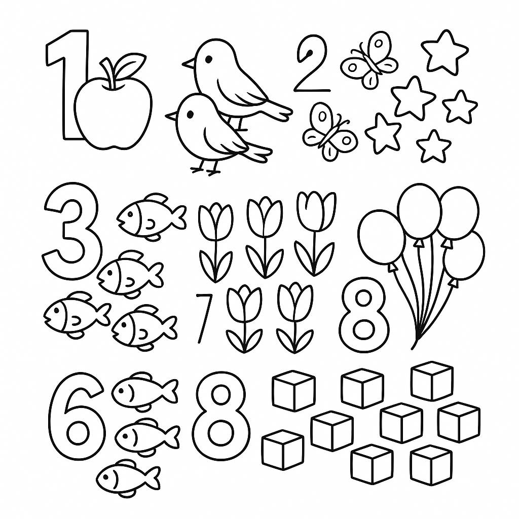 Số với hình minh họa