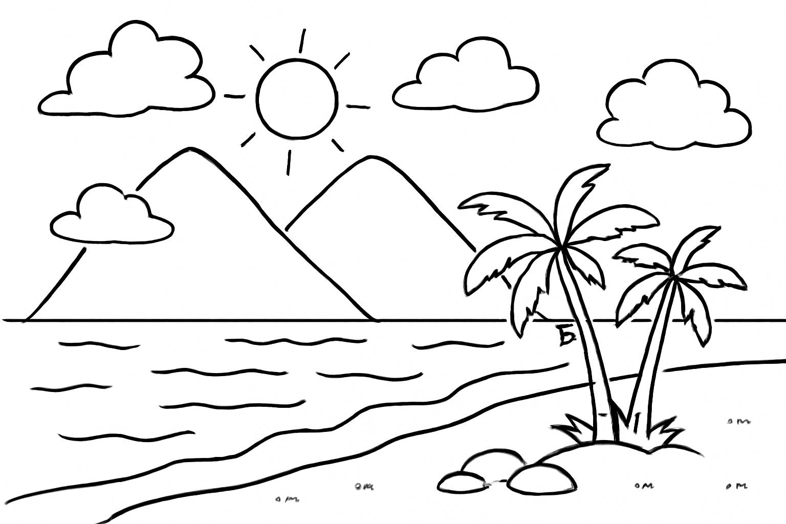 Tô màu online phong cảnh